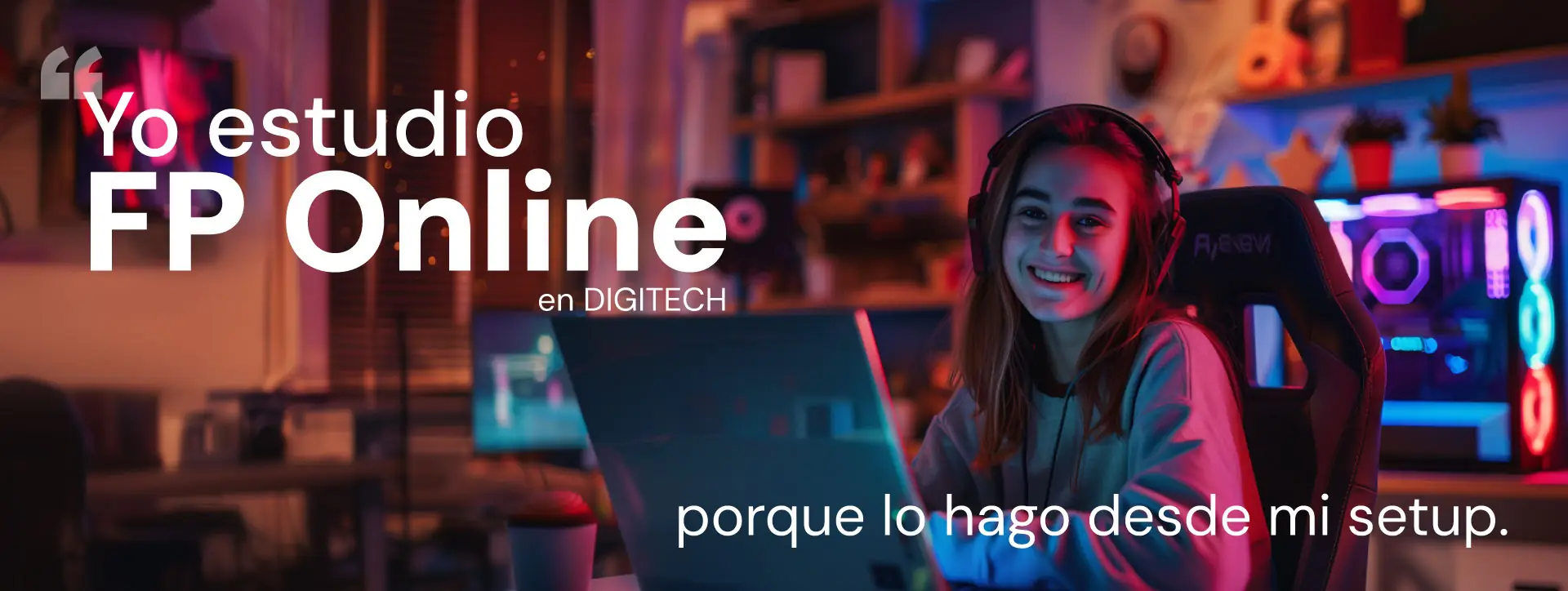 FP en línia a DIGITECH: estudia al teu ritme