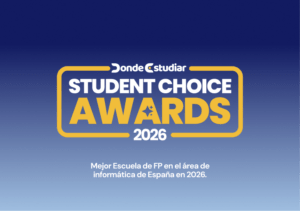 Student Choice Awards 2026. Digitech mejor escuela FP de informática.